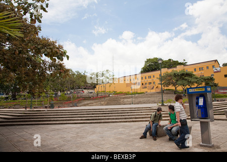 Museo Nacional, Plaza de la Democracia, San Jose, Costa Rica. Stock Photo