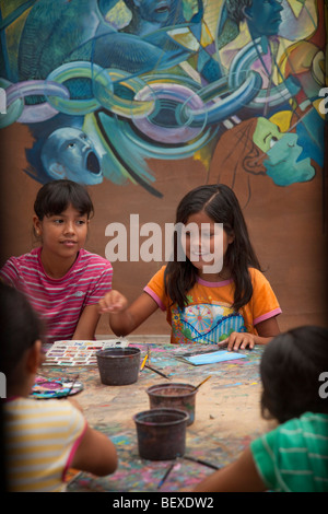 Efren Gonzalez Art Studio, Ajijic, Lake Chapala, Jalisco, Mexico Stock Photo