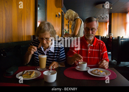 Kohvik Narva the Soviet style cafe in Tallinn Estonia Europe Stock Photo