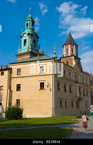 Wawel castle hill in Krakow Poland Europe Stock Photo