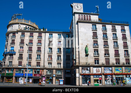 Architecture at Astoria junction in central Budapest Hungary Europe Stock Photo