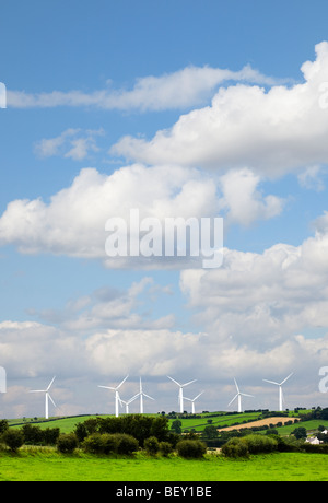 Wind farm at Bothel in Cumbria, Lake District, England, UK Stock Photo