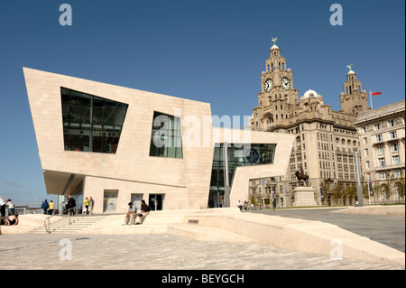 Beatles Story and Ferry Terminal building Pier Head Liverpool Merseyside England UK Stock Photo