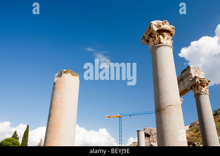 Ephasus, which is an ancient Roman and Greek city in Turkey Stock Photo