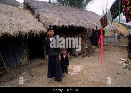 Vietnam, Ha Giang province, Dong Van, H'mong ethnic minority Stock Photo