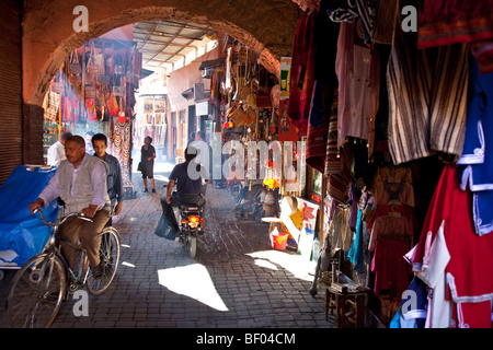 Souk in Marrakesh, Morocco Stock Photo