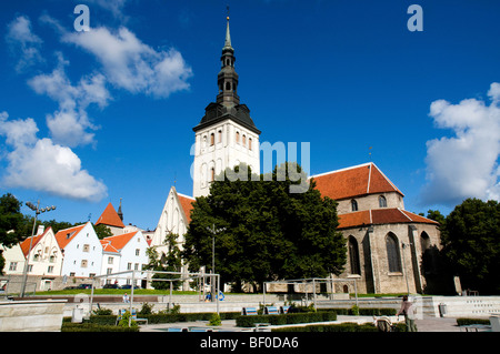 St. Nicholas' Church (Niguliste Kirik), Tallinn, Estonia Stock Photo