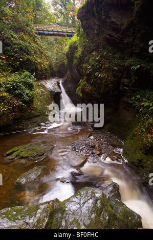 Waterfall Glen Maye Isle of Man Stock Photo - Alamy