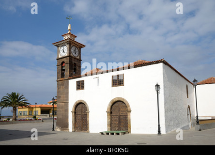 Church in San Juan de la Rambla. Canary Island Tenerife, Spain Stock Photo
