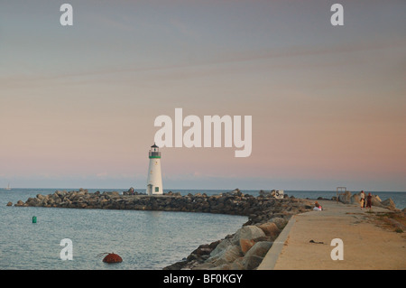 Walton Lighthouse in Santa Cruz California Stock Photo