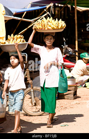 people's life around Inle Lake, Myanmar. Stock Photo