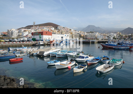 Harbor of Los Cristianos. Canary Island Tenerife, Spain Stock Photo