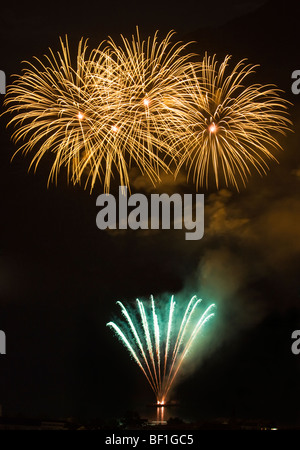 Firework Display Stock Photo