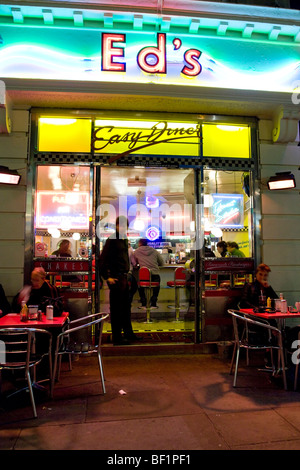 Ed's Diner logo Stock Photo - Alamy