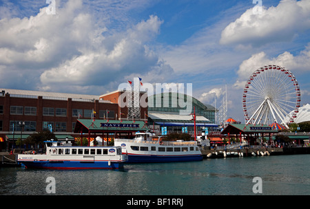 Navy Pier, Chicago Ilinois, USA Stock Photo