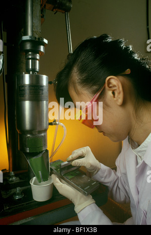 Laboratory technicians in lab Stock Photo