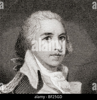 Major-General Henry 'Light-Horse Harry' Lee III, 1756 - 1818.  American cavalry officer in the Continental Army during the American Revolutionary War Stock Photo