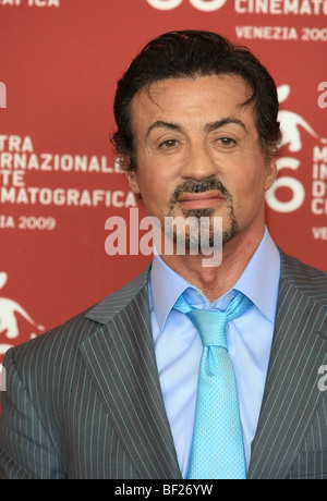 SYLVESTER STALLONE JAEGER-LECOULTRE GLORY TO THE FILMAKER AWARD.PHOTOCALL.66TH VENICE FILM FESTIVAL VENICE  ITALY 12 September Stock Photo