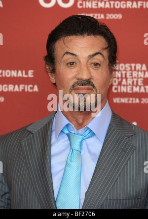 SYLVESTER STALLONE JAEGER-LECOULTRE GLORY TO THE FILMAKER AWARD.PHOTOCALL.66TH VENICE FILM FESTIVAL VENICE  ITALY 12 September Stock Photo