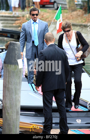 SYLVESTER STALLONE JAEGER-LECOULTRE GLORY TO THE FILMAKER AWARD.ARRIVALS.66TH VENICE FILM FESTIVAL VENICE  ITALY 12 September Stock Photo