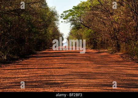 Dirt road near Bonito, Matgreeno Grosso do Sul Brazil Stock Photo