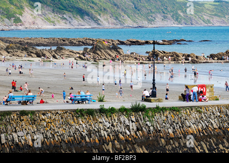 Looe beach, Cornwall, UK Stock Photo