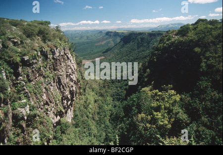 View from God's Window, Blyde River Canyon, Mpumalanga Province, South Africa Stock Photo