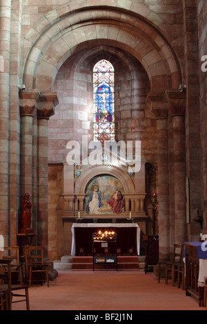 The Lady Chapel,situated on the south aisle of The Abbey, Shrewsbury, Shropshire, England. Stock Photo