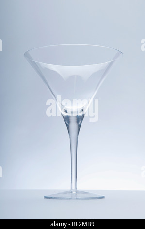 Close-up of an empty martini glass Stock Photo