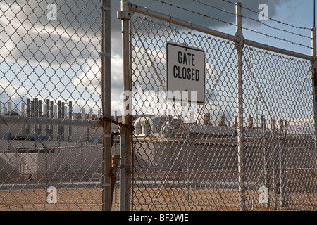 Wixom, Michigan - The Ford Wixom Assembly Plant, which was closed in 2007. Stock Photo