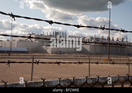 Wixom, Michigan - The Ford Wixom Assembly Plant, which was closed in 2007. Stock Photo