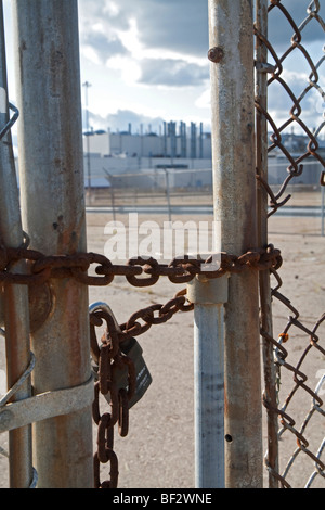 Wixom, Michigan - The Ford Wixom Assembly Plant, which was closed in 2007. Stock Photo