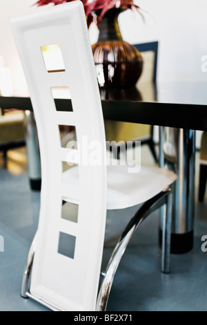 Interiors of a dining room Stock Photo