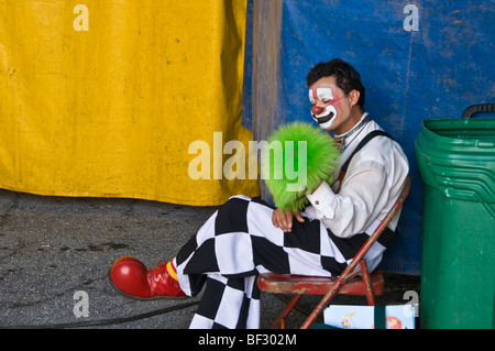 Clyde Beatty Cole Brothers Bros. Circus largest traveling show under canvas America United States Stock Photo