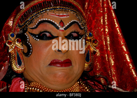 Classical Kerala Dance Drama Stock Photo