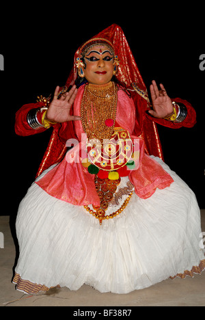 Classical Kerala Dance Drama Stock Photo