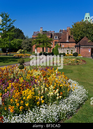 Abbey Gardens, Winchester, Hampshire, England Stock Photo