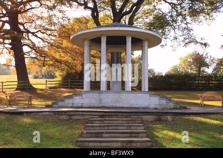 Runnymede the Magna Carta Memorial designed by Sir Edward Maufe erected by the Amercian Bar Association in 1957 taken in Autumn Stock Photo