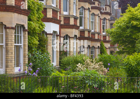 Victorian terraced houses Dorchester Dorset England Stock Photo