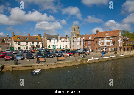 Quayside and River Frome Wareham Dorset England Stock Photo