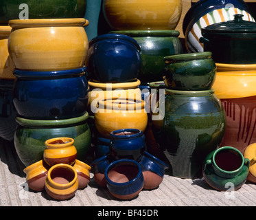 Ceramics La Bisbal D Emporda Catalonia Spain Stock Photo