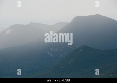 Appalachian Trail end point on Mt Katahdin, Baxter State Park, Maine USA Stock Photo