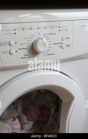 Washing Machine Control Panel Stock Photo