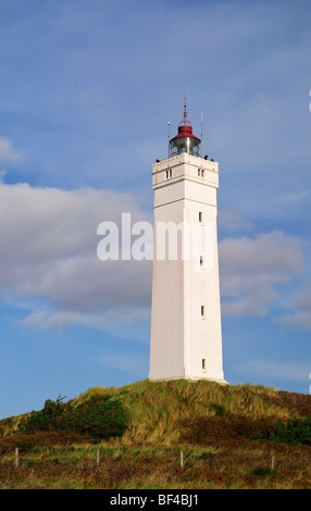 Lighthouse of Blavandshuk at Blavand in Jutland, Denmark, Europe Stock Photo