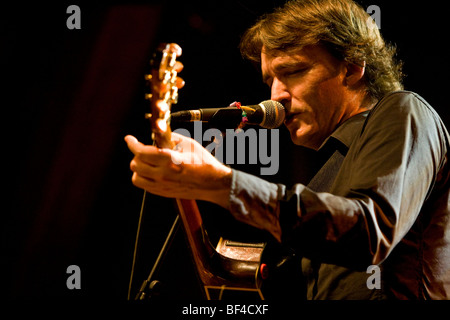 Robin Proper-Sheppard, singer and frontman of British band Sophia, performing live in the Schueuer, Lucerne, Switzerland, Europe Stock Photo