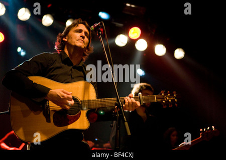 Robin Proper-Sheppard, singer and frontman of British band Sophia, performing live in the Schueuer, Lucerne, Switzerland, Europe Stock Photo