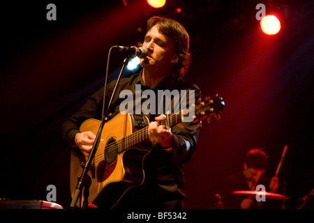 Robin Proper-Sheppard, singer and frontman of British band Sophia, performing live in the Schueuer, Lucerne, Switzerland, Europe Stock Photo