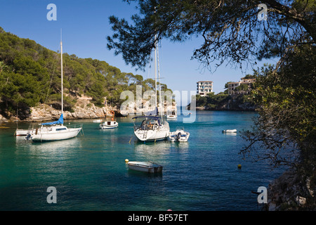 Harbour of Cala Figuera, Mallorca, Majorca, Balearic Islands, Mediterranean Sea, Spain, Europe Stock Photo