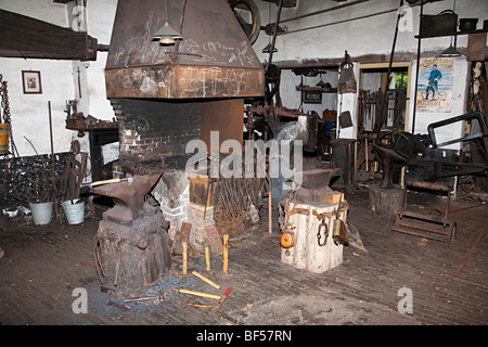 Blacksmith's forge Zuiderzeemuseum Enkhuizen Netherlands Stock Photo