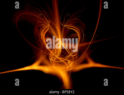 Abstract background using fiery colours Stock Photo